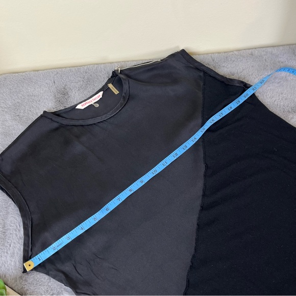 Rebecca Taylor Black Silk and Modal Blouse - Small - Picture 7 of 8